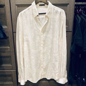 VERSACE MENS BUTTON DOWN SHIRT